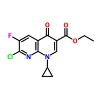CAS:96568-07-9|เอทิล 1-ไซโคลโพรพิล-7-คลอโร-6-ฟลูออโร-1,4-ไดไฮโดร-4-ออกโซ-1,8-แนพทิลริดีน คาร์บอกซีเลต