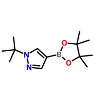 หมายเลข CAS1256359-15-5|1-เติร์ต-บิวทิล-4-(4,4,5,5-เตตระเมทิล-1,3,2-ไดออกซาโบโรแลน-2-อิล){{12 }}เอช-ไพราโซล